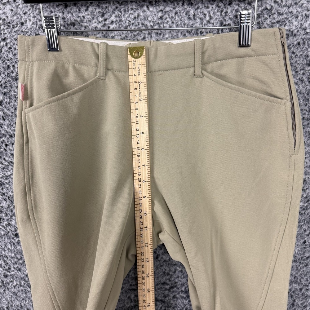The Tailored Sportsman Breeches Womens 30 Long Beige Supreme Hunter Knee Patch - Picture 13 of 16